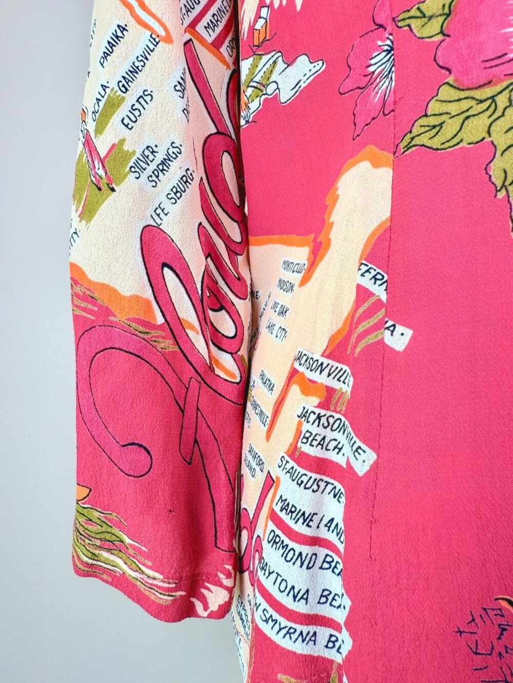 Loco Lindo Florida Pink Blouse - Picture 7 of 12